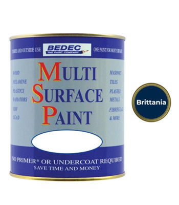 B&Q -  Multi Surface PaintMattBritannia2.5L