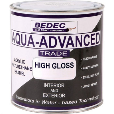 Bedec Aqua Advanced Gloss Brilliant White 2.5L from B&Q