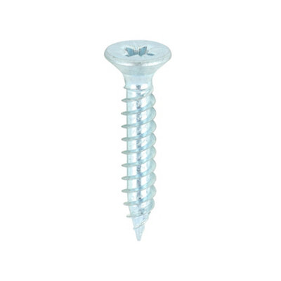 Timco Twin-Threaded Countersunk Silver Woodscrews8 X 1 (200Pcs) from B&Q