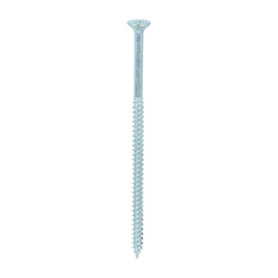 Timco Twin-Threaded Countersunk Silver Woodscrews10 X 4 (100Pcs) from B&Q