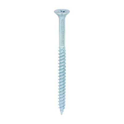 Timco Twin-Threaded Countersunk Silver Woodscrews12 X 3 (200Pcs) from B&Q