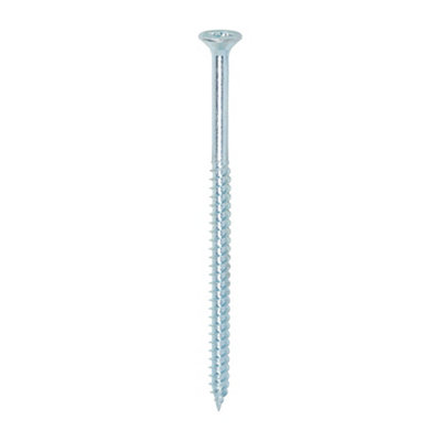 Timco Twin-Threaded Countersunk Silver Woodscrews12 X 4 (100Pcs) from B&Q