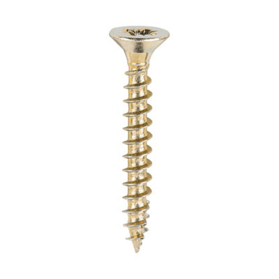 Timco Classic Multi-Purpose Countersunk Gold Woodscrews4.0 X 30 (200Pcs) from B&Q
