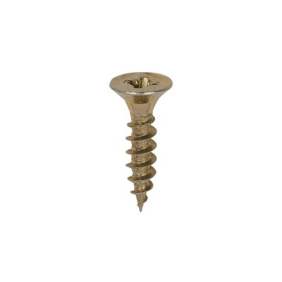 B&Q -  Classic Multi-Purpose Countersunk Gold Woodscrews4.5 X 20 (200Pcs)