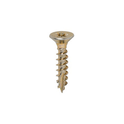 Timco Classic Multi-Purpose Countersunk Gold Woodscrews5.0 X 25 (200Pcs) from B&Q