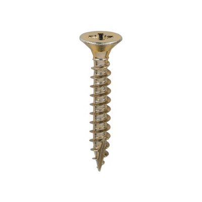 Timco Classic Multi-Purpose Countersunk Gold Woodscrews6.0 X 40 (200Pcs) from B&Q