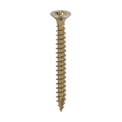 Timco Classic Multi-Purpose Countersunk Gold Woodscrews6.0 X 60 (200Pcs) from B&Q