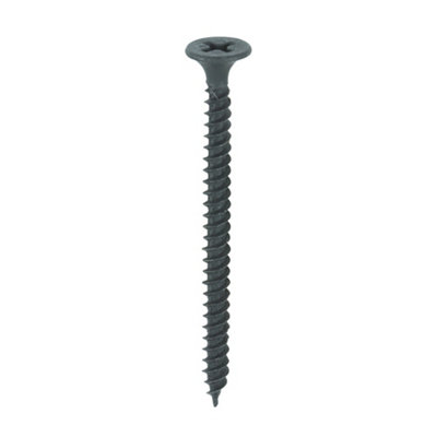 Timco Drywall Fine Thread Bugle Head Black Screws3.5 X 50 from B&Q