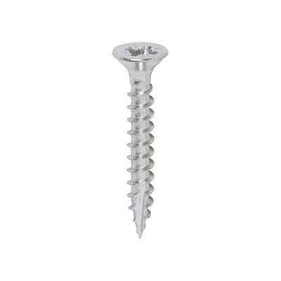 Timco Classic Multi-Purpose Countersunk A2 Stainless Steel Woodcrews - 3.5 X 25 (200Pcs) Green