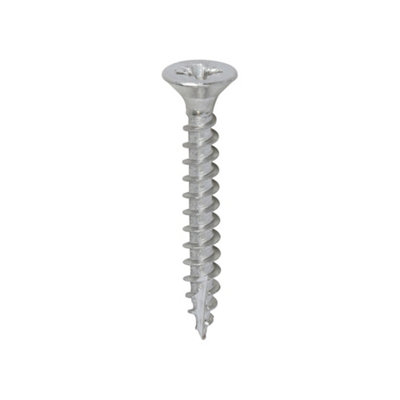 Timco Classic Multi-Purpose Countersunk A2 Stainless Steel Woodcrews - 4.0 X 30 (200Pcs) Green