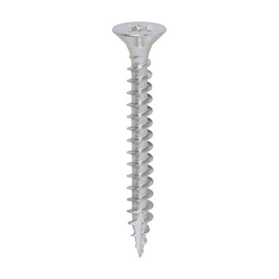 Timco Classic Multi-Purpose Countersunk A2 Stainless Steel Woodcrews - 4.5 X 40 (200Pcs) Green