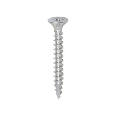 Timco Classic Multi-Purpose Countersunk A2 Stainless Steel Woodcrews - 5.0 X 40 (200Pcs) Green