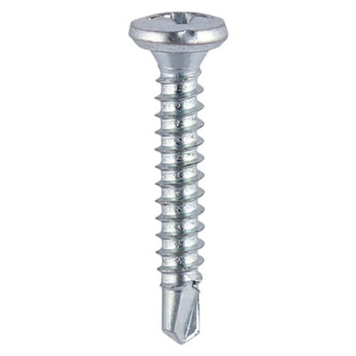 Timco Window Fabrication Screws Friction Stay Shallow Pan Countersunk Ph Self-Tapping Self-Drilling Point Zinc4.8 X 16 from B&Q