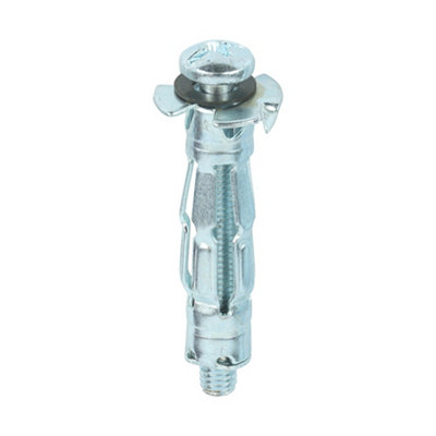 TimcoMetal Cavity AnchorsZinc (Size M5 X 37 (45mm Screw)100 Pieces) from B&Q
