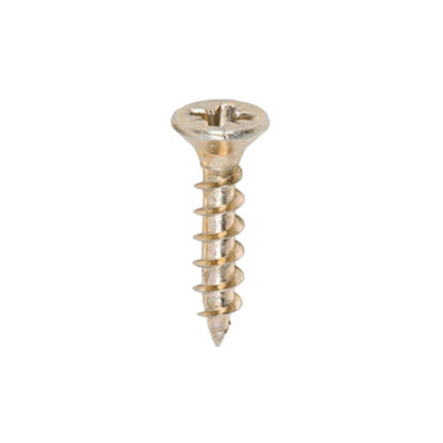 Timco Solo Countersunk Woodscrews - 3.5 X 17 (200Pcs) Gold