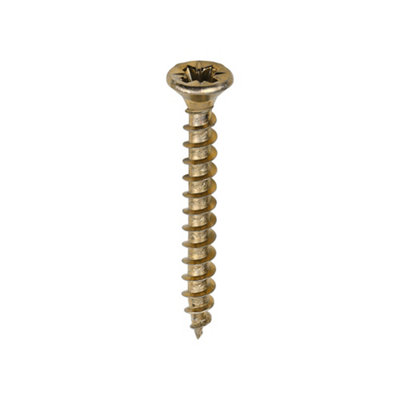 Timco Solo Countersunk Gold Woodscrews3.5 X 30 (200Pcs) from B&Q