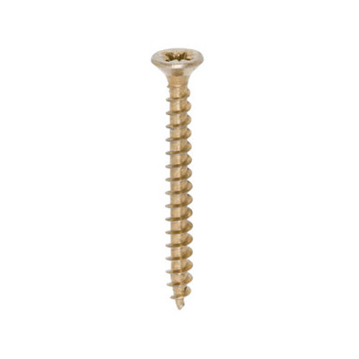 Timco Solo Countersunk Gold Woodscrews4.0 X 40 (200Pcs) from B&Q
