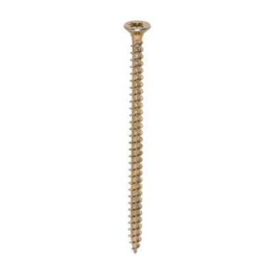 Timco Solo Countersunk Woodscrews - 4.0 X 70 (200Pcs) Gold
