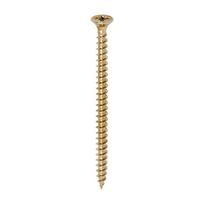 Timco Solo Countersunk Woodscrews - 4.5 X 70 (200Pcs) Gold