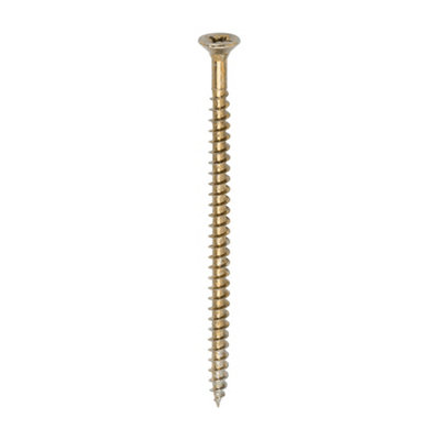 Timco Solo Countersunk Gold Woodscrews4.5 X 80 (200Pcs) from B&Q