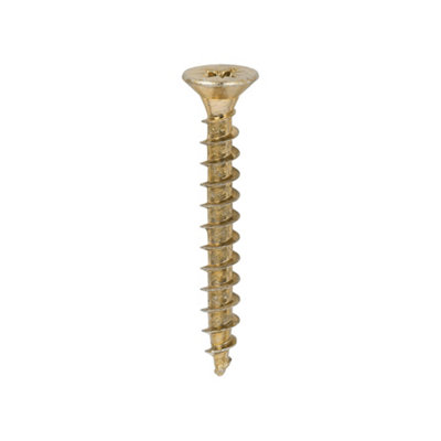Timco Solo Countersunk Gold Woodscrews5.0 X 40 (200Pcs) from B&Q