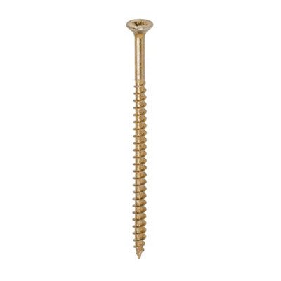 Timco Solo Countersunk Gold Woodscrews5.0 X 90 (100Pcs) from B&Q