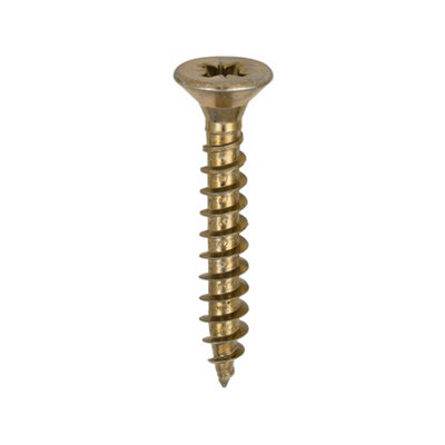 Timco Solo Countersunk Gold Woodscrews6.0 X 40 (200Pcs) from B&Q