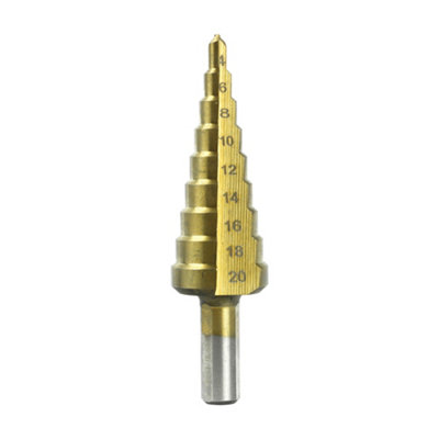 TimcoStep Drill (Size 4-20mm1 Each) from B&Q