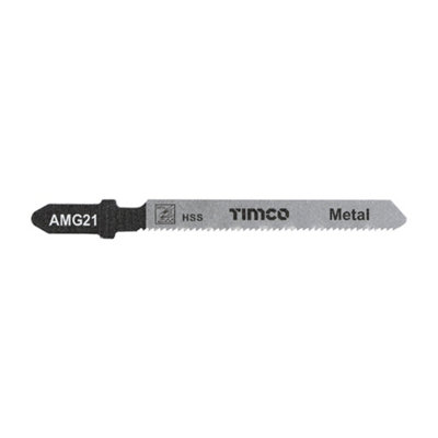 Timco Jigsaw Blades Metal Cutting Hss BladesT218A from B&Q