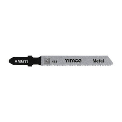 Timco Jigsaw Blades Metal Cutting Hss BladesT118A from B&Q