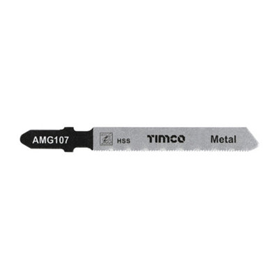 Timco Jigsaw Blades Metal Cutting Hss BladesT118G from B&Q
