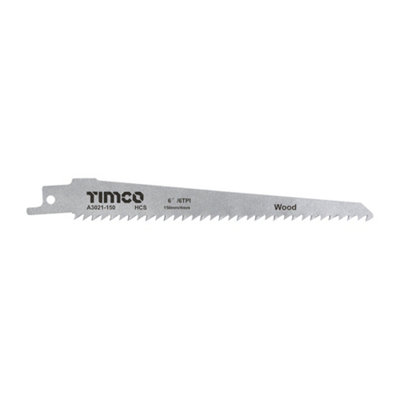 Timco Reciprocating Saw Blades Wood Cutting High Carbon SteelS644D from B&Q