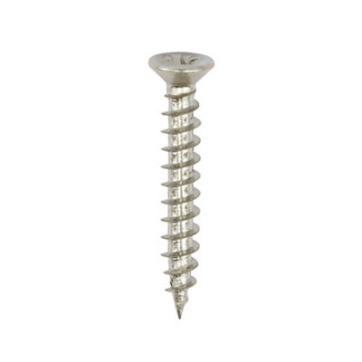 Timco Classic Multi-Purpose Reduced Head Countersunk Nickel Piano Hinge Woodscrews - 3.0 X 12 (200Pcs)