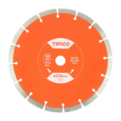 Timco Premium Diamond Blade Segmented 230 X 22.2 from B&Q