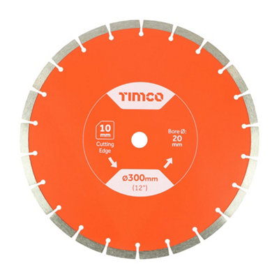 Timco General Purpose Diamond Blade Segmented 300 X 20.0 from B&Q