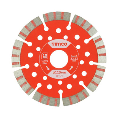 Timco Trade Diamond Blade Segmented115 X 22.2 from B&Q