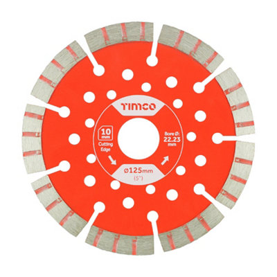 Timco Trade Diamond Blade Segmented125 X 22.2 from B&Q
