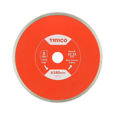 Timco General Purpose Tile & Ceramic Blade - 180 X 22.2