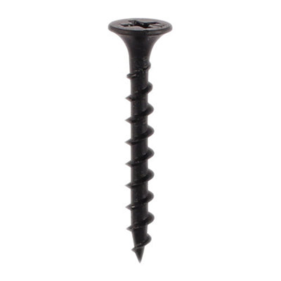 Timco Drywall Coarse Thread Bugle Head Black Screws4.2 X 65 from B&Q