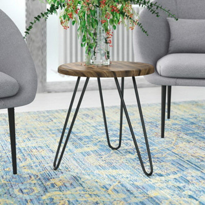 Aspect Furniture Brockton Manufacturer Wood Round Side/end Table,vintage from B&Q