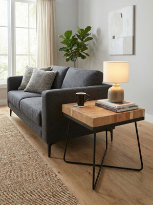 Aspect Furniture Drys Solid Acacia Wood Side/end Table from B&Q