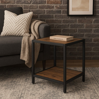 Aspect Furniture Westwood Industrial Side End TableVintage/black from B&Q