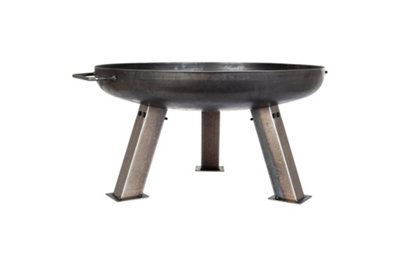 La Hacienda Pittsburgh Small Industrial Heavy Duty Steel FirepitW 60 Cm X H 30 Cm from B&Q