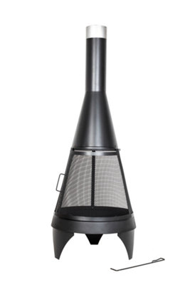 La Hacienda Mesh Colorado Xl Steel Chimenea 160Cm from B&Q