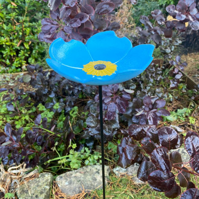 Selections Cast Iron Wild Bird Forget Me Not Flower Dish Bird Feeder from B&Q