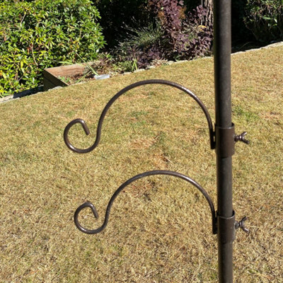 Bird Feeding Station Hanging Bracket Spare Feeder Hook (Set of 2) - Image 2