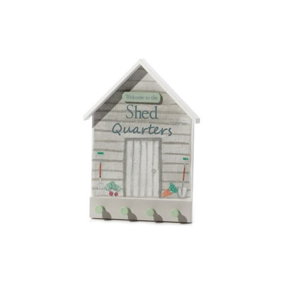 Langs Garden Shed Quarters Storage Peg Plaque from B&Q