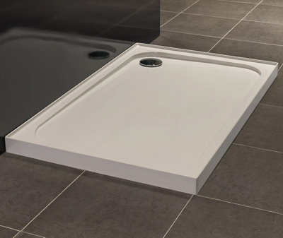Merlyn Shower Tray 1500mm X 900mm Acrylic Capped With 4 Upstands Rectangle from B&Q