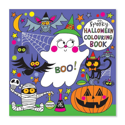 Rachel Ellen Designs Ltd Rachel Ellen Halloween Colouring Book For Children, 20.5 X 20.5 Cm, Paper Activity Book