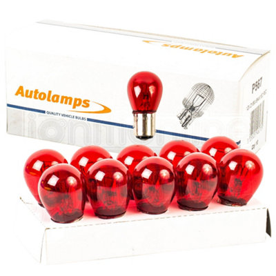 Led Autolamps 567 Replacement 12V 21/5W Stop & Tail Bayonet Bulbs (Pack Of 10) from B&Q